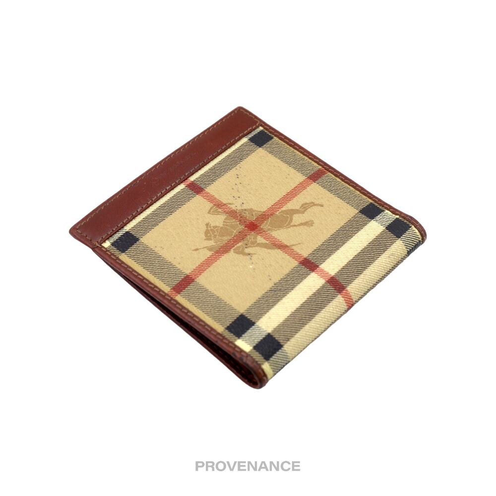 🔴 Burberry 8CC Bifold Wallet - Nova Check Brown - Picture 3 of 8
